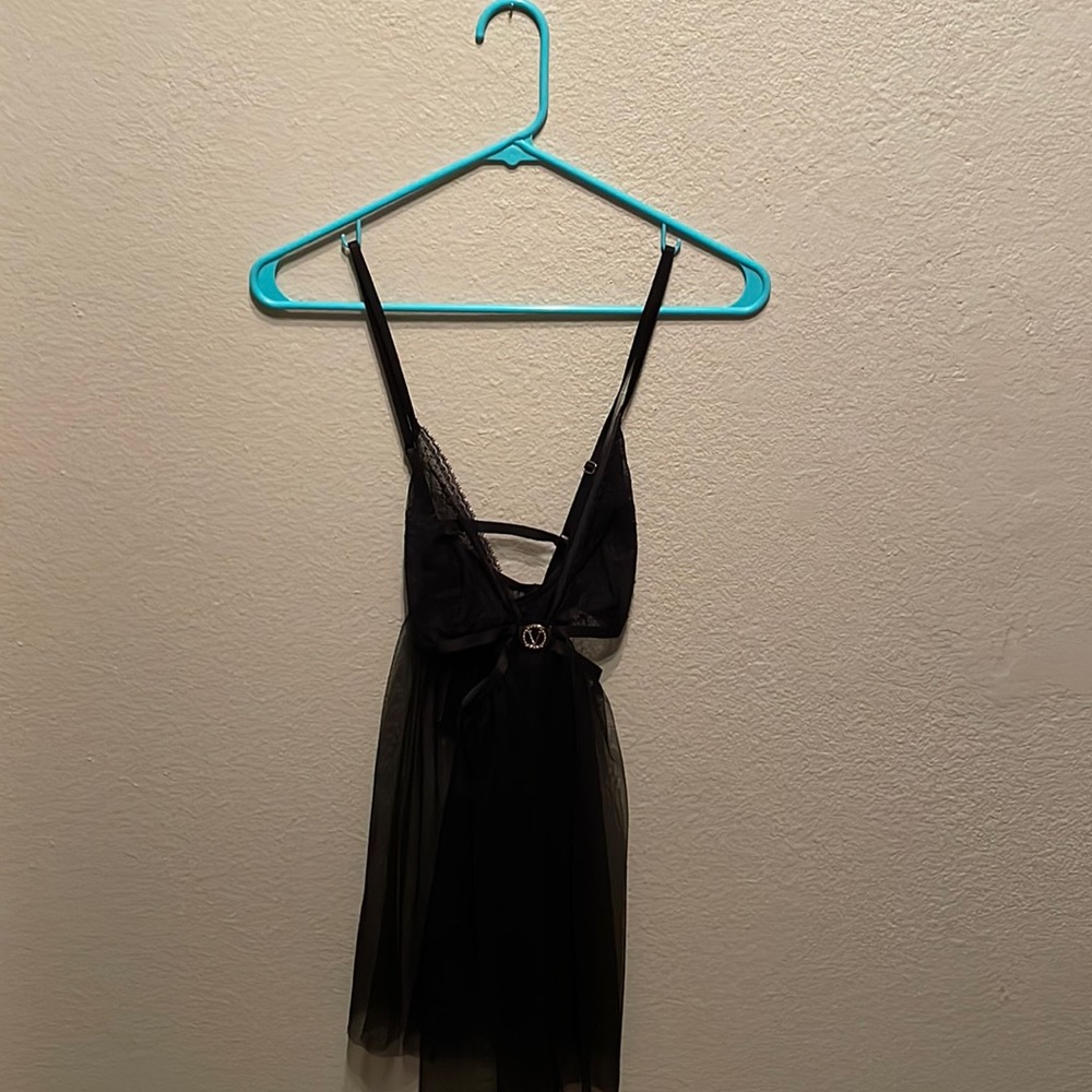Victoria’s Secret black see through lingerie